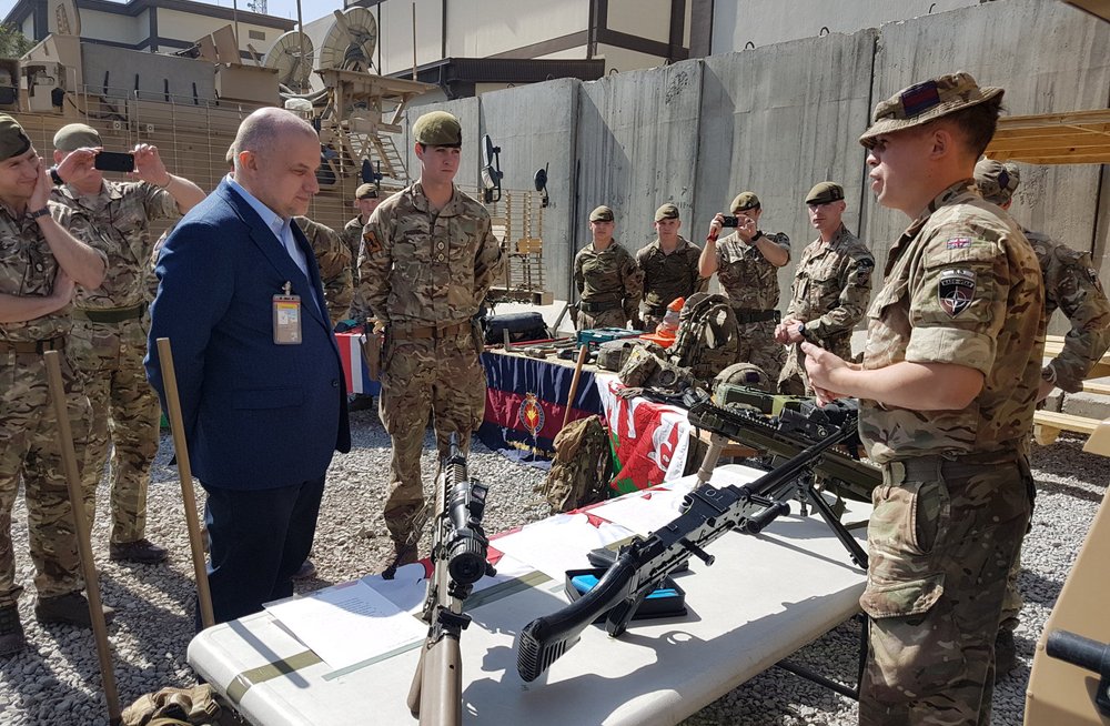 Министр обороны поблагодарил эстонских военнослужащих в Афганистане